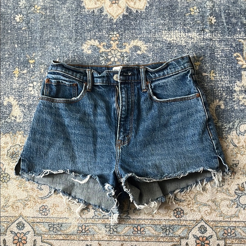 Abercrombie & Fitch Curve Love Mom Short Size 27